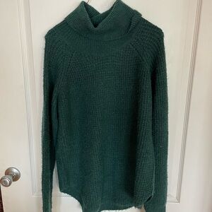 Kuhl Women's Sienna Green Turtleneck Sweater